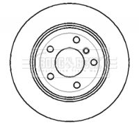 BORG & BECK Тормозной диск BBD5120